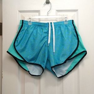 Soffe Juniors, low-rise, aqua green Medium Shorts